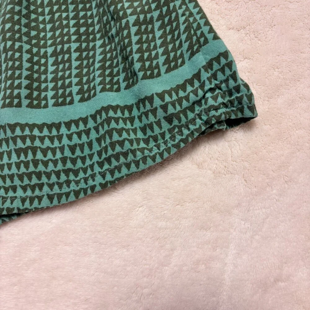 Manaola Keiki Romper Green Niho Kū Toddler Girls Hawaii Rayon Size Small - Picture 5 of 11